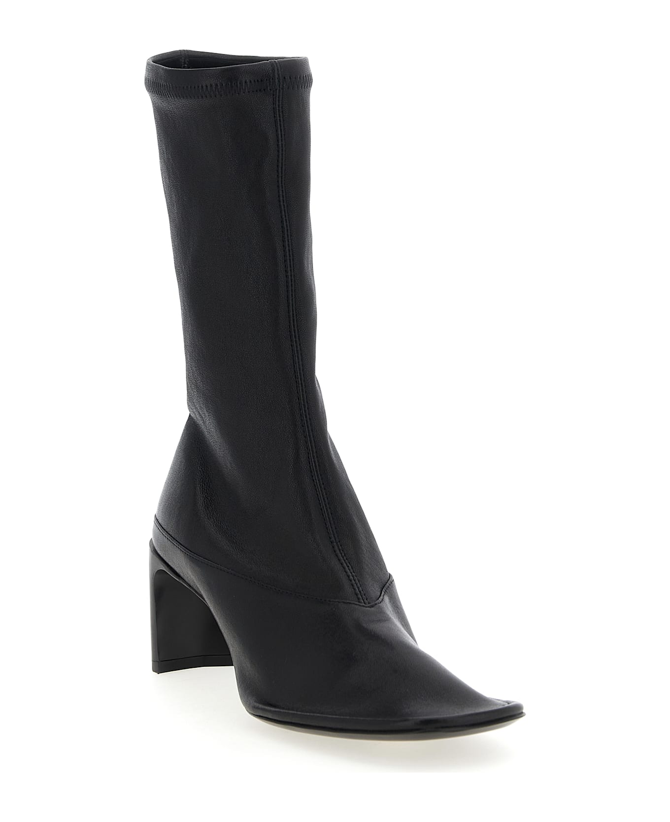 Jil Sander Nappa Ankle Boots - Black  