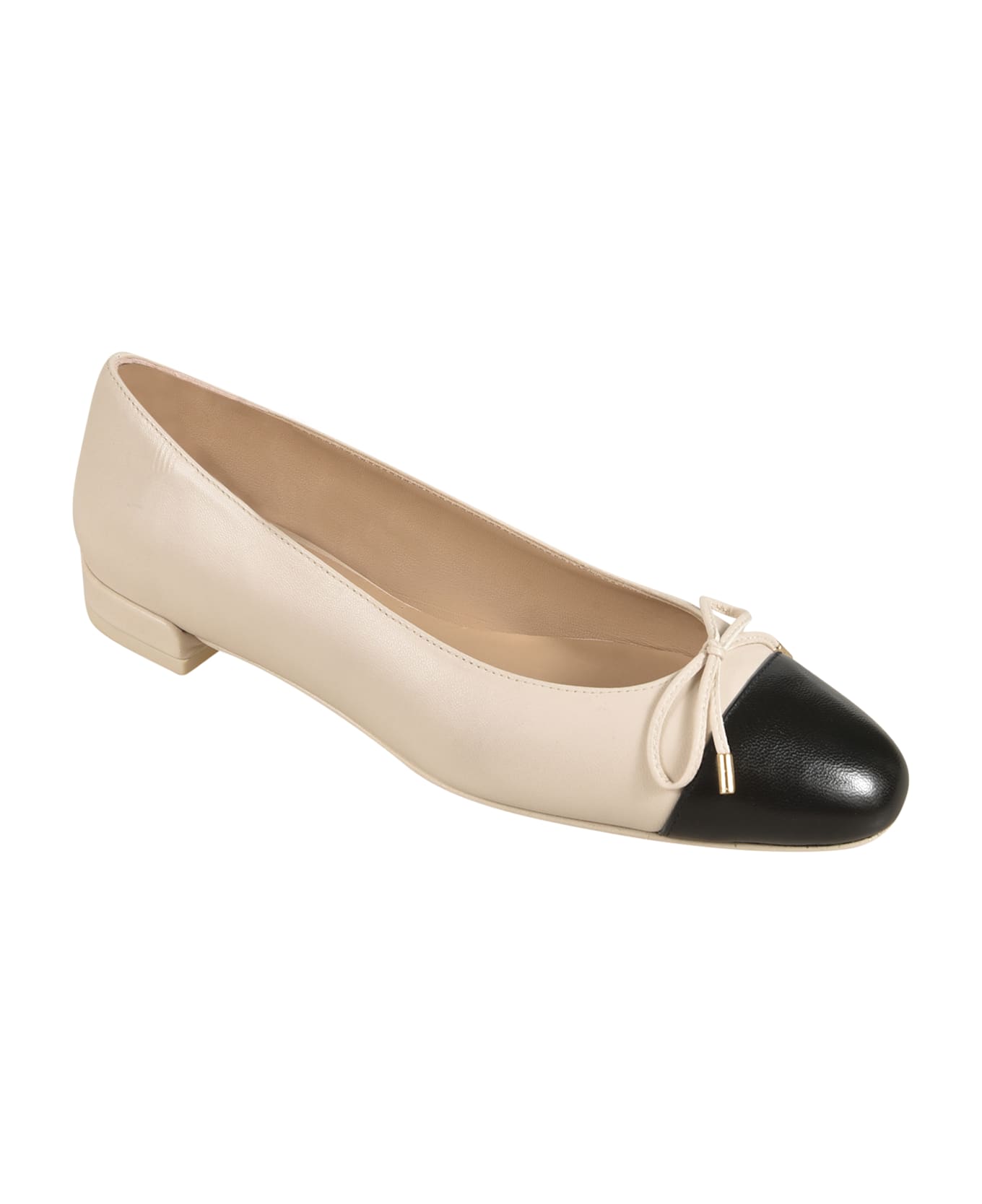Stuart Weitzman Sleek Bow Ballerinas - Black フラットシューズ