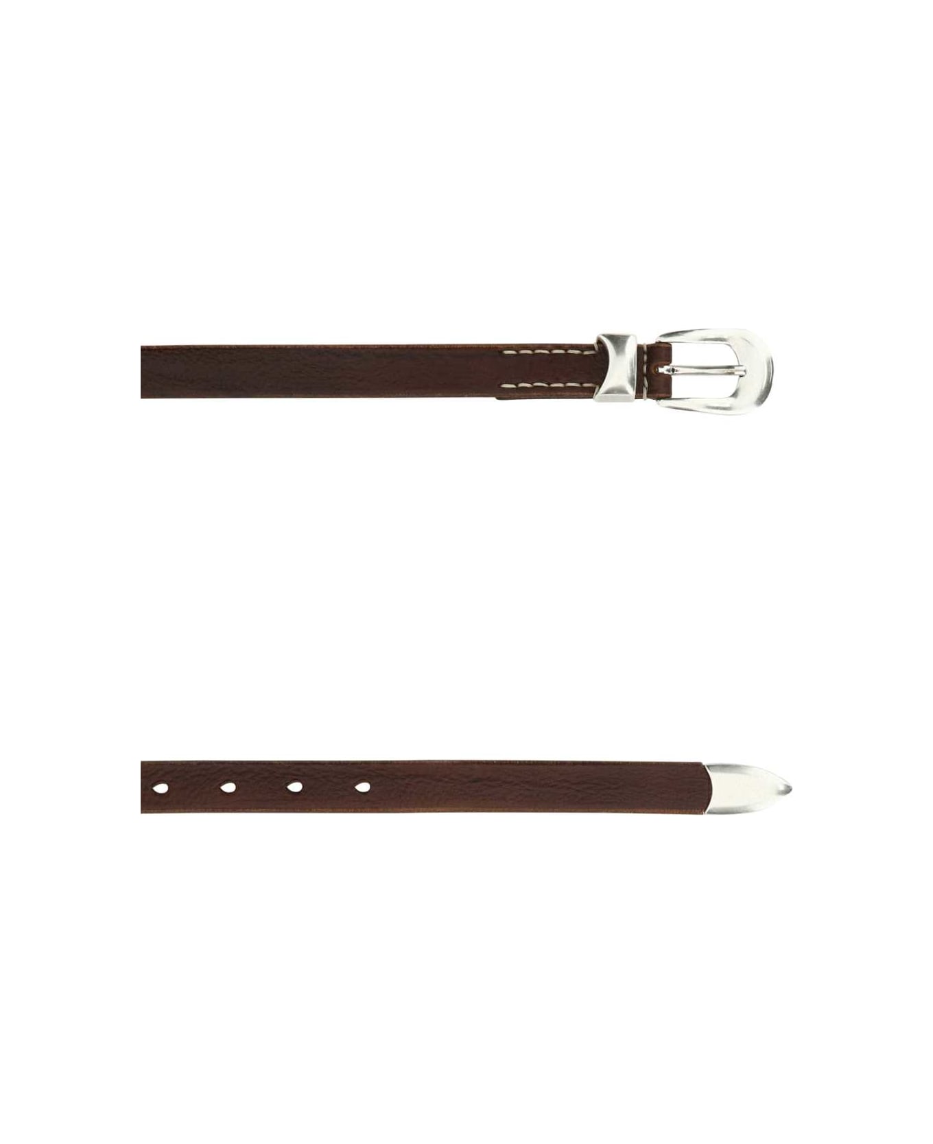 Our Legacy Brown Leather Belt - BROWNLEATHER