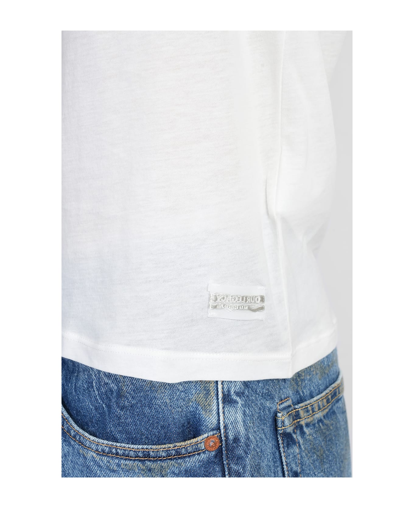 Our Legacy T-shirt In White Cotton - white