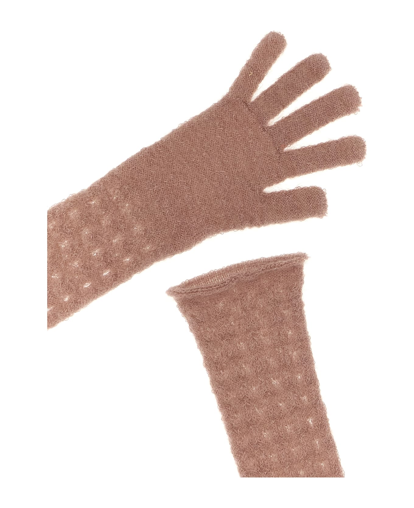 Fabiana Filippi Crochet Gloves - Pink