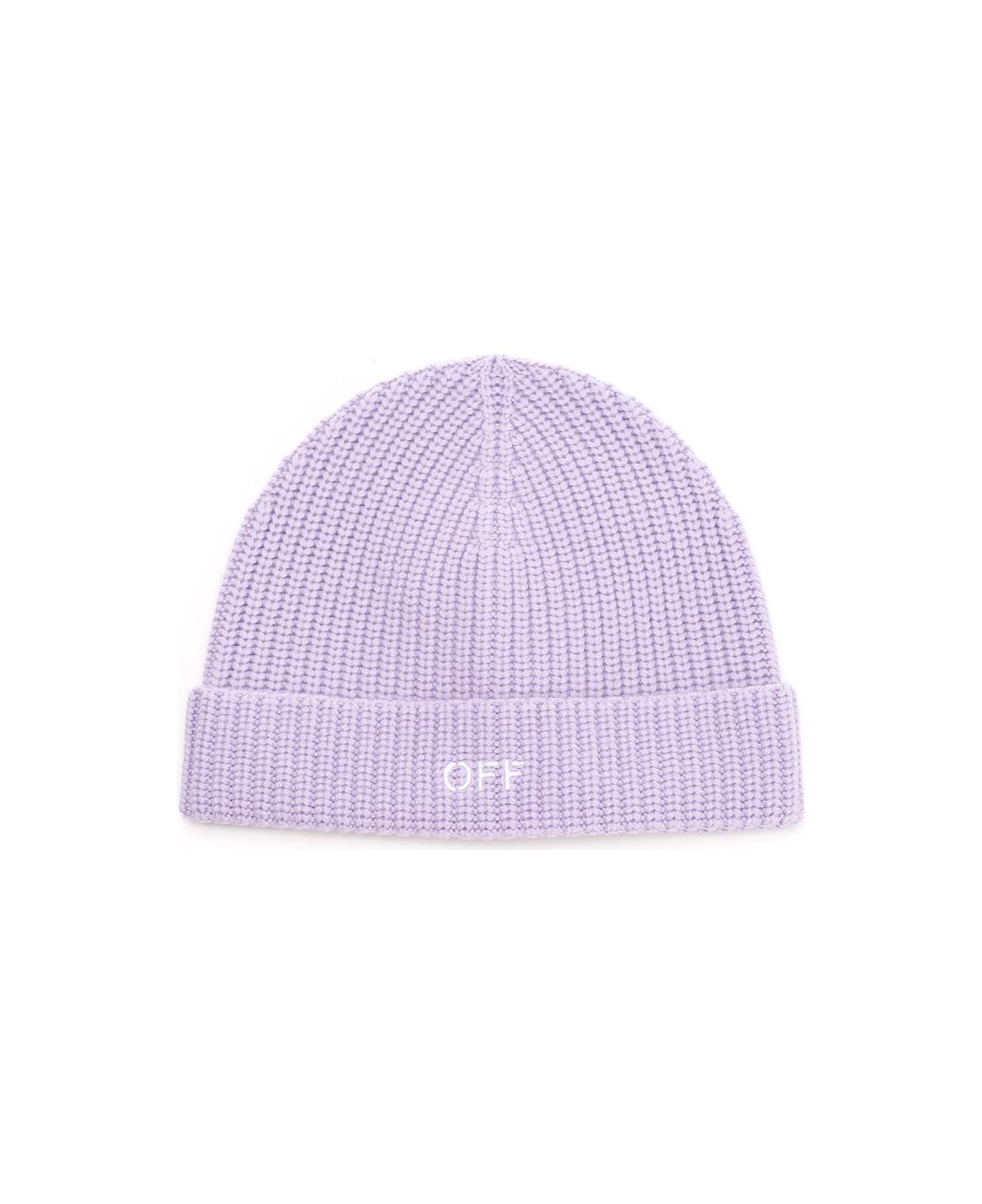 Off-White Classic Beanie - Violet