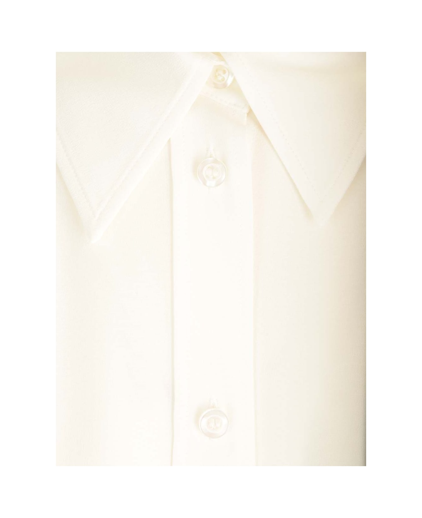 SportMax Crepe De Chine Shirt - Bianco