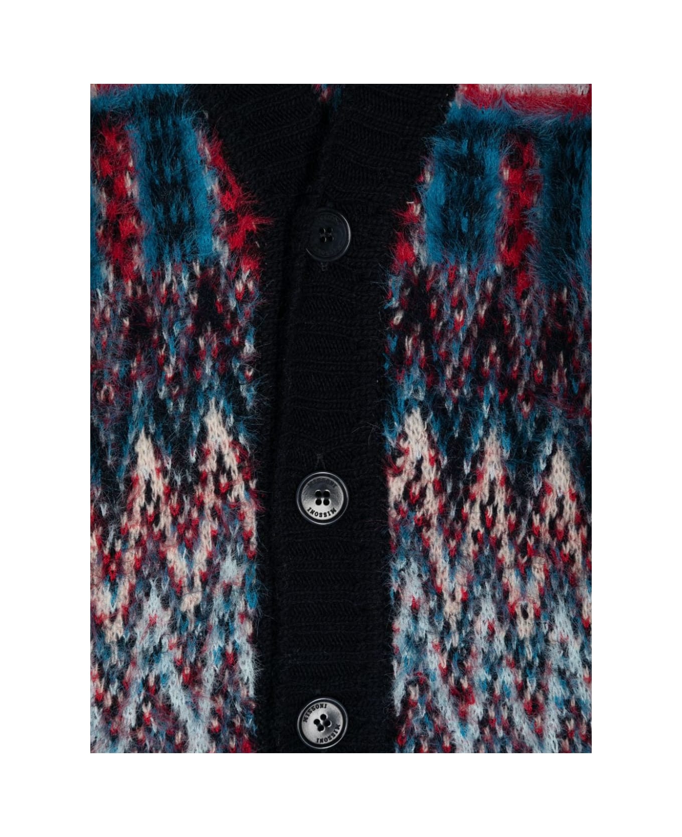 Missoni Kids Cardigan Con Scollo A V - Multicolor