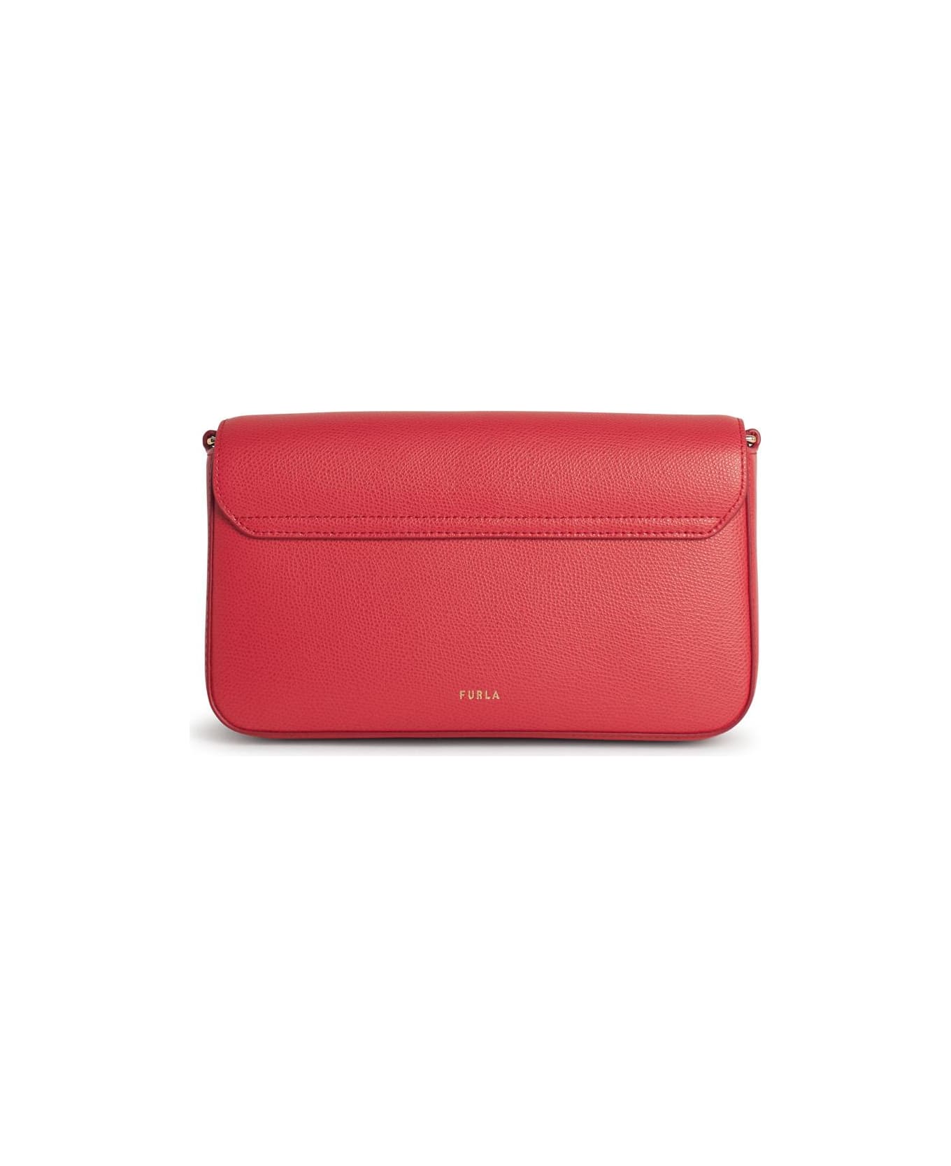 Furla 
iride
 Small Red Leather Crossbody Bag - Ruby