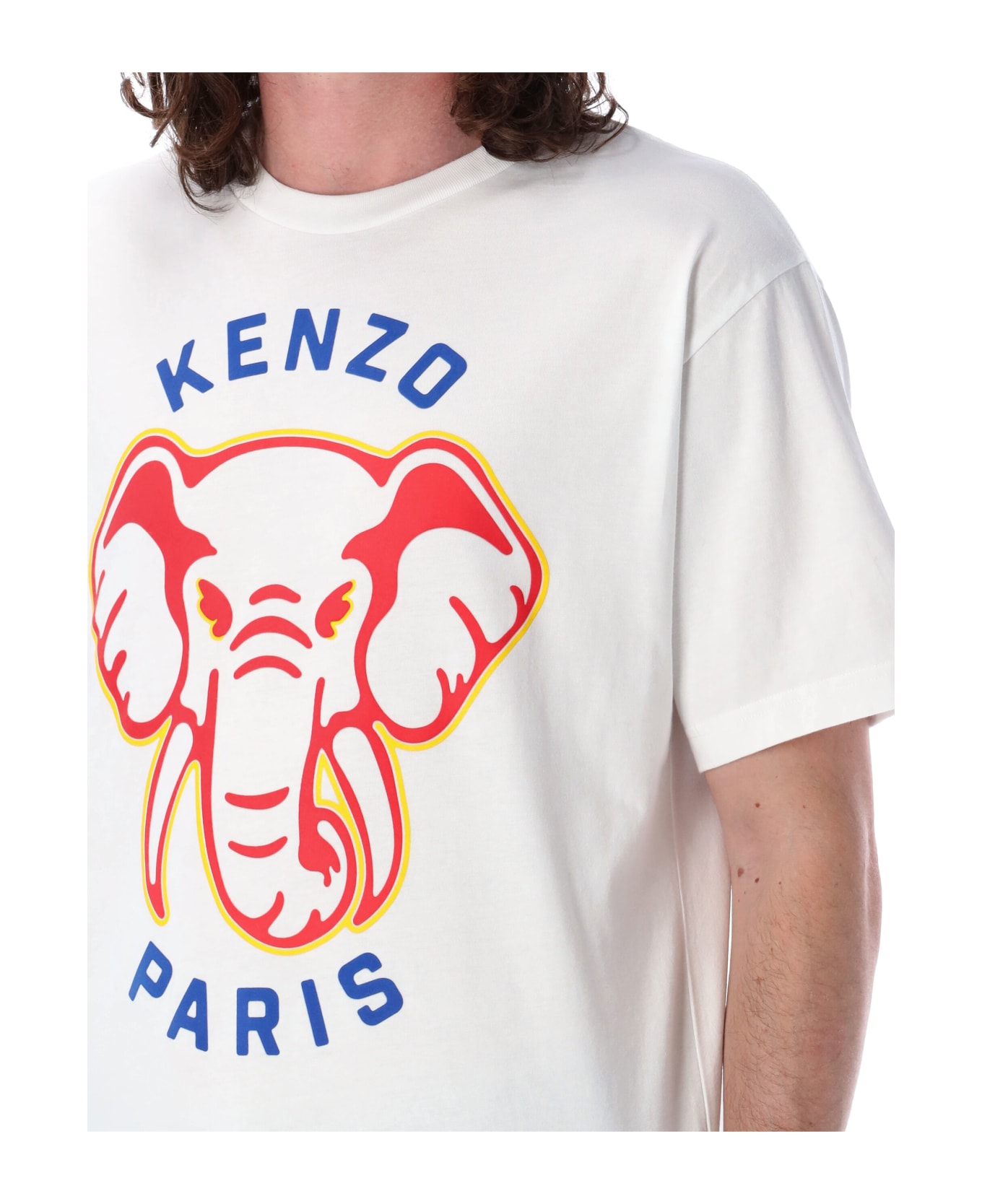 Kenzo "kenzo Elephant" T- Shirt - OFF WHITE