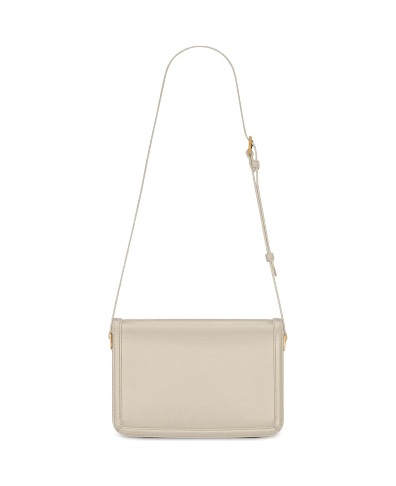 Saint Laurent Solferino Medium Shoulder Bag - White