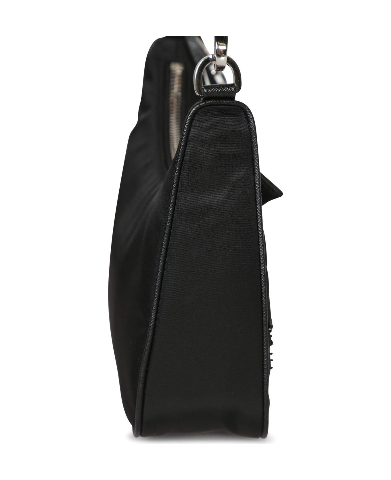 Embellished Zipped Shoulder Bag - Thumbnail 1