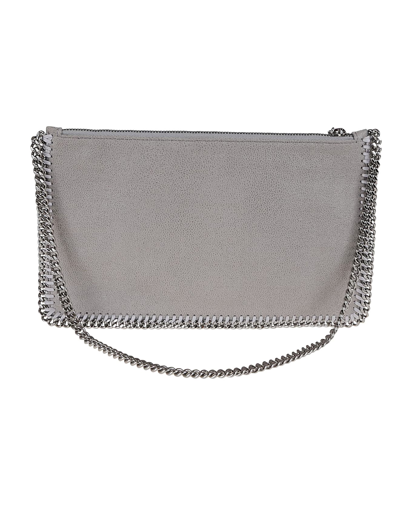 Stella McCartney Falabella Shaggy Deer Pouch Bag - Light Grey