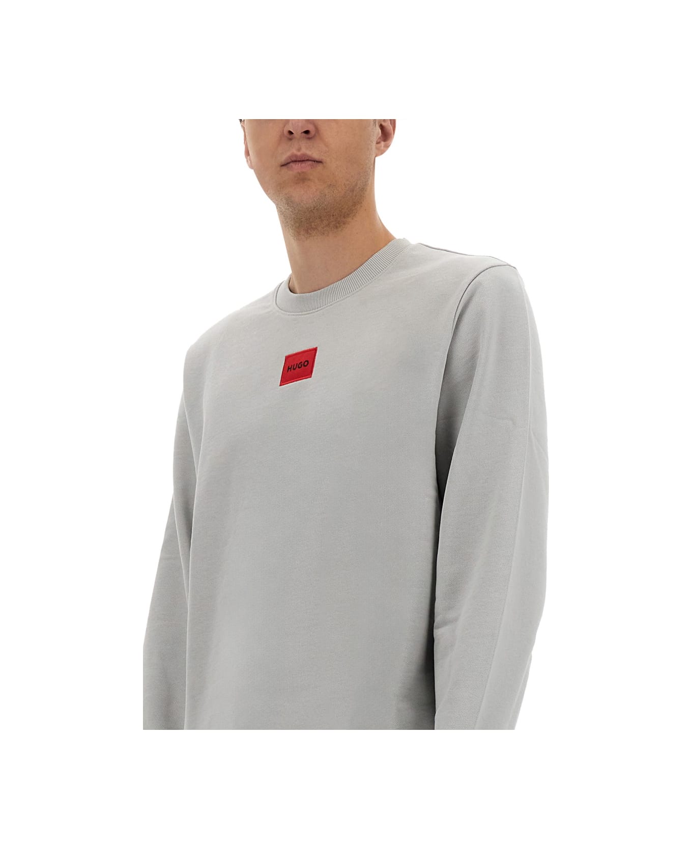 Hugo Boss Sweatshirt With Logo - GREY