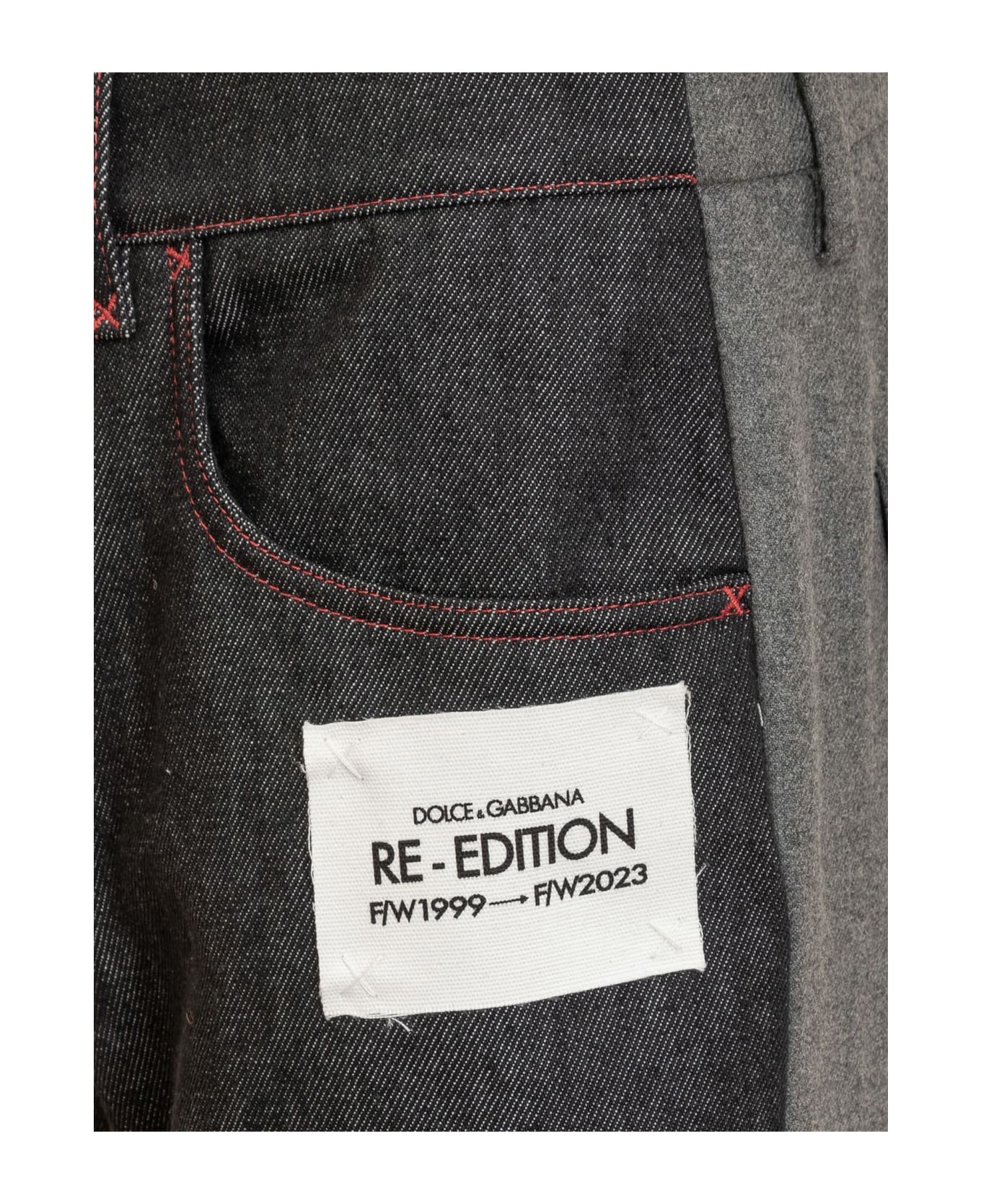 Dolce & Gabbana Re-edition Jeans - GRIGIO CHIARO