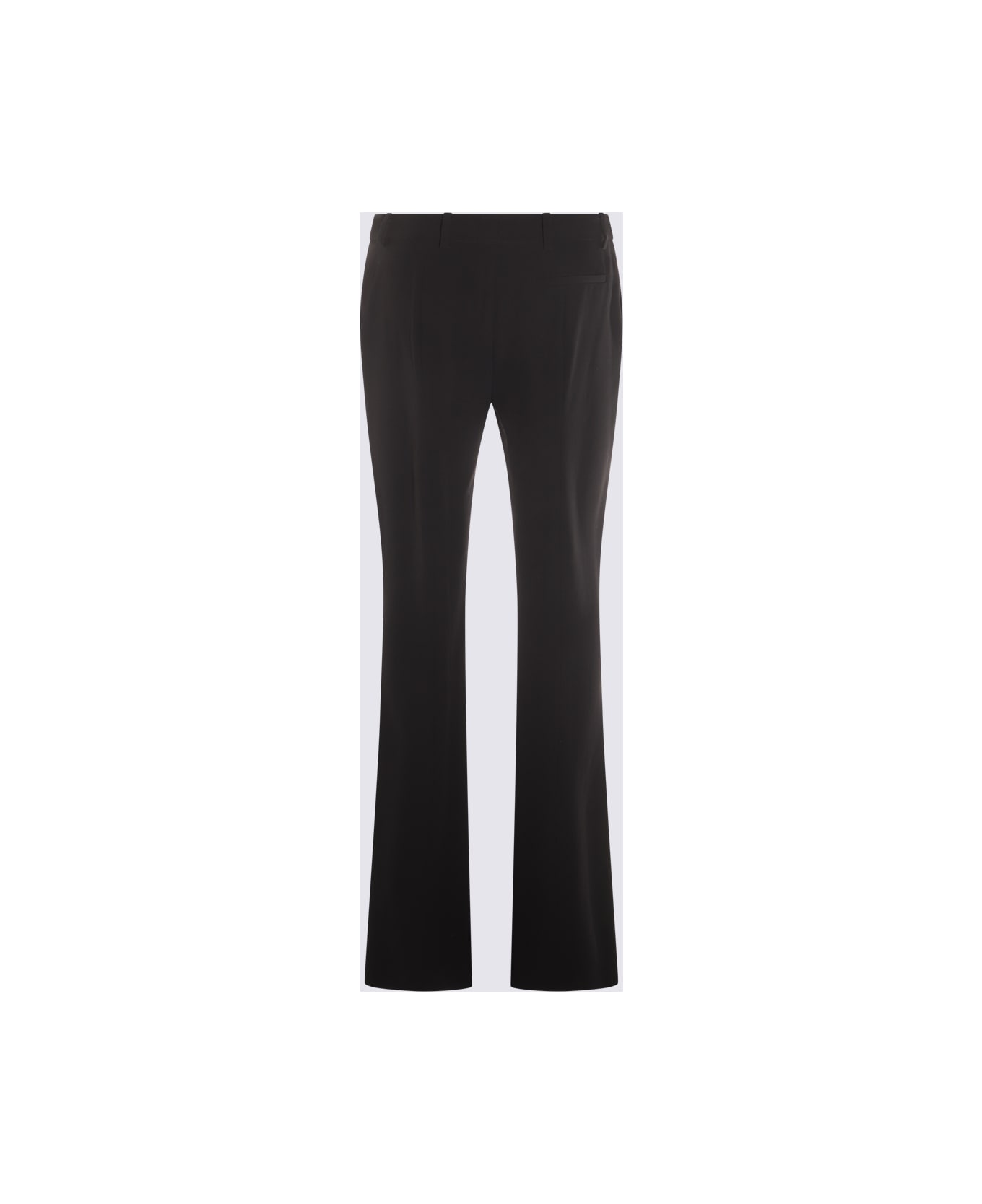 Alexander McQueen Black Viscose Pants - Black