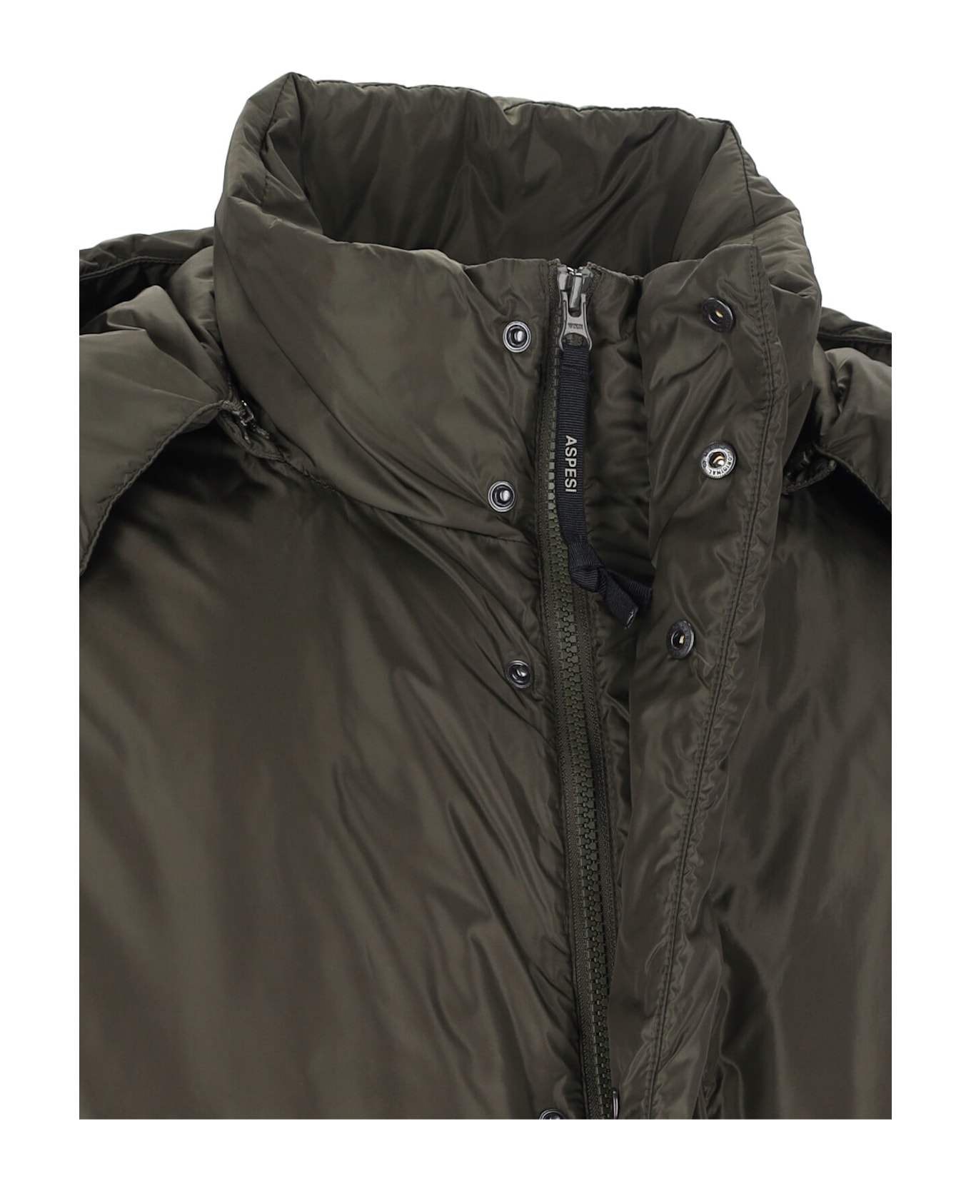 Aspesi 'byron' Midi Coat - Green