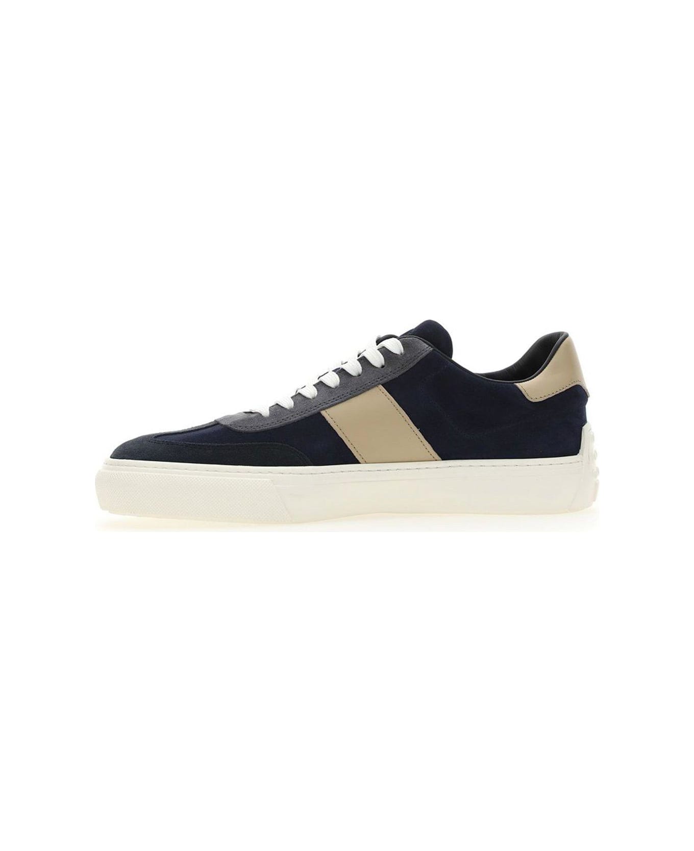 Tod's Logo Detailed Lace-up Sneakers - Blue