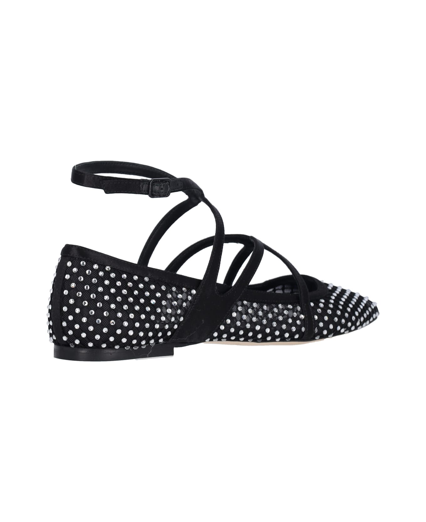 Jimmy Choo 
astoria
 Rhinestone Ballet Flats - Black  