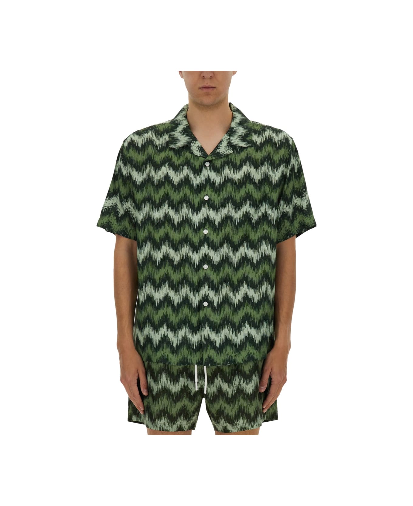 Missoni Bowling Shirt - GREEN