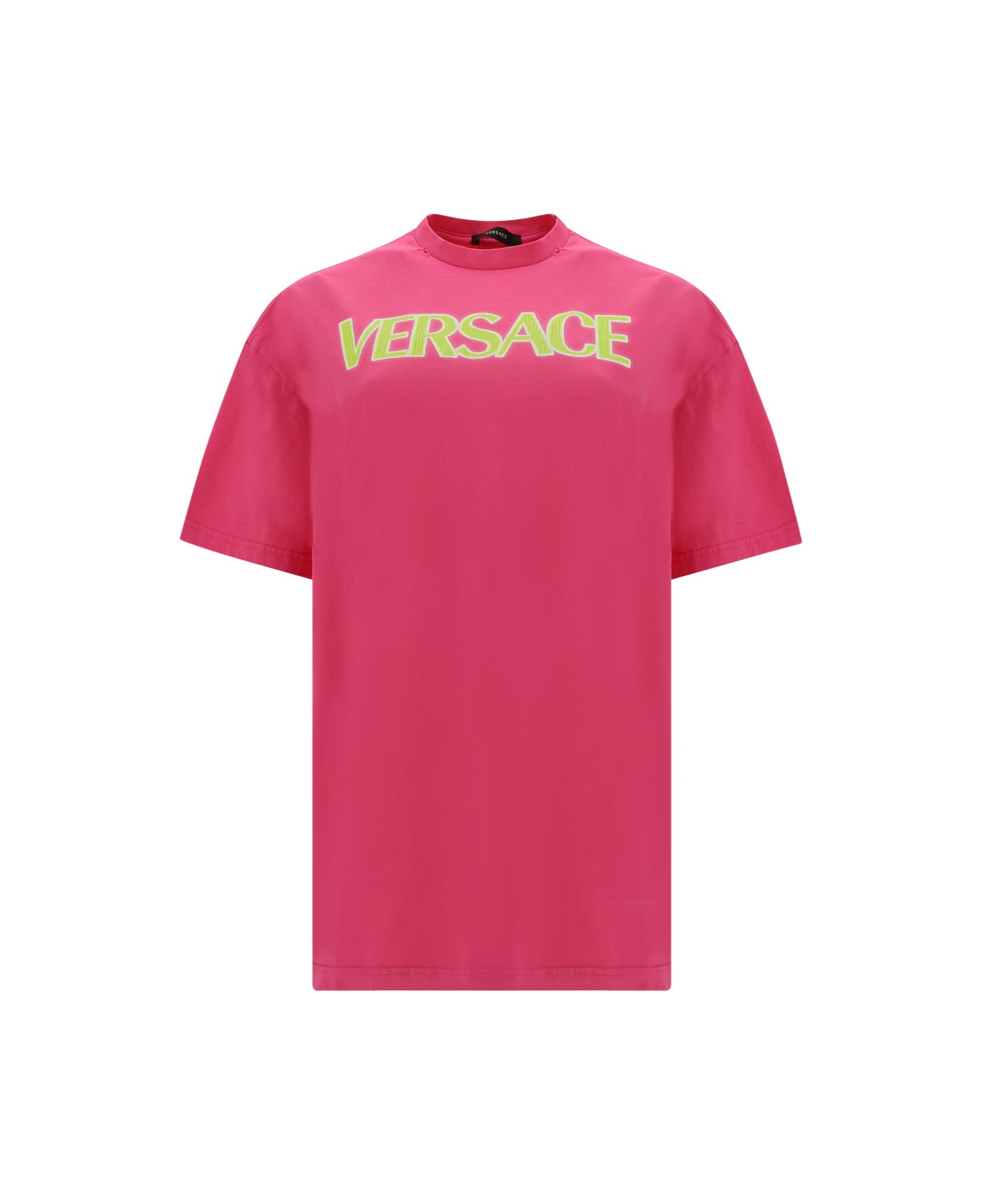 Versace T-shirt - Fuxia+giallo