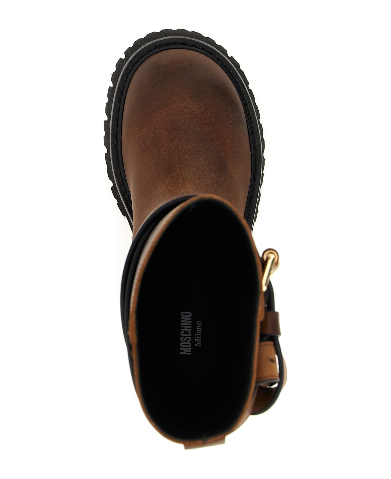 ショートブーツ・ブーティ Moschino FW25 'Brick' boots (MA26054G1NMG0 208) Moschino 'brick' Boots | italist