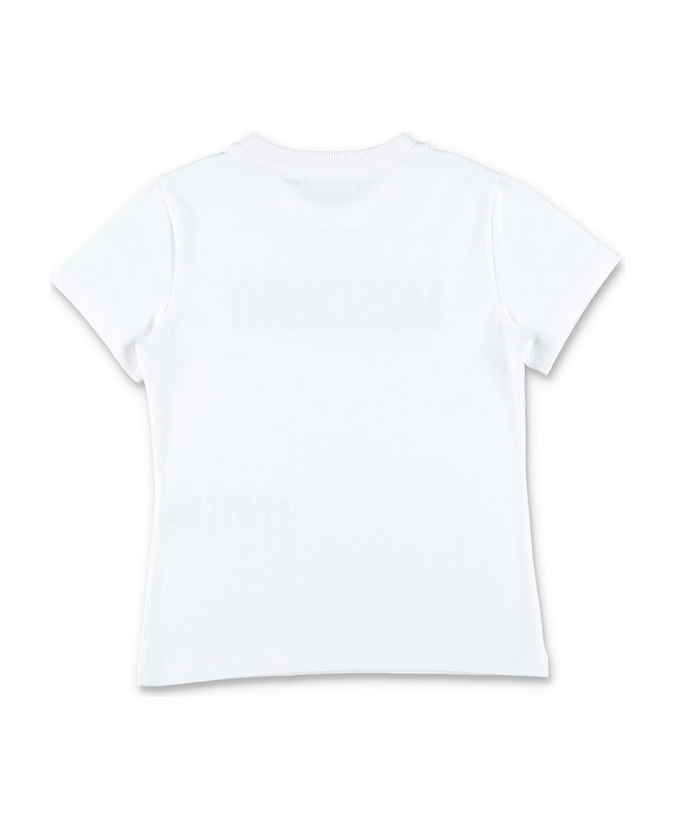 Moschino Kid - Logo Print T-shirt - WHITE