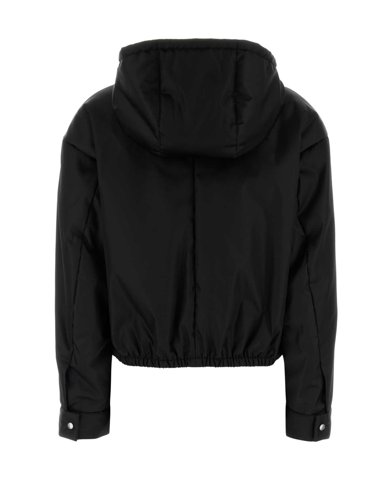 Prada Black Re-nylon Padded Jacket - NERO
