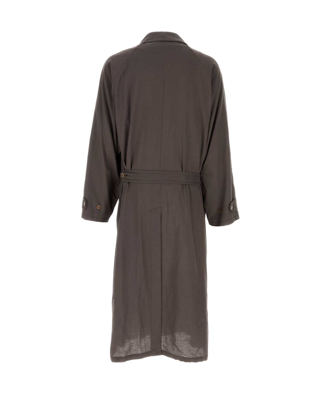 Magliano Chocolate Cotton La Sapienza Trench Coat - TAUPE