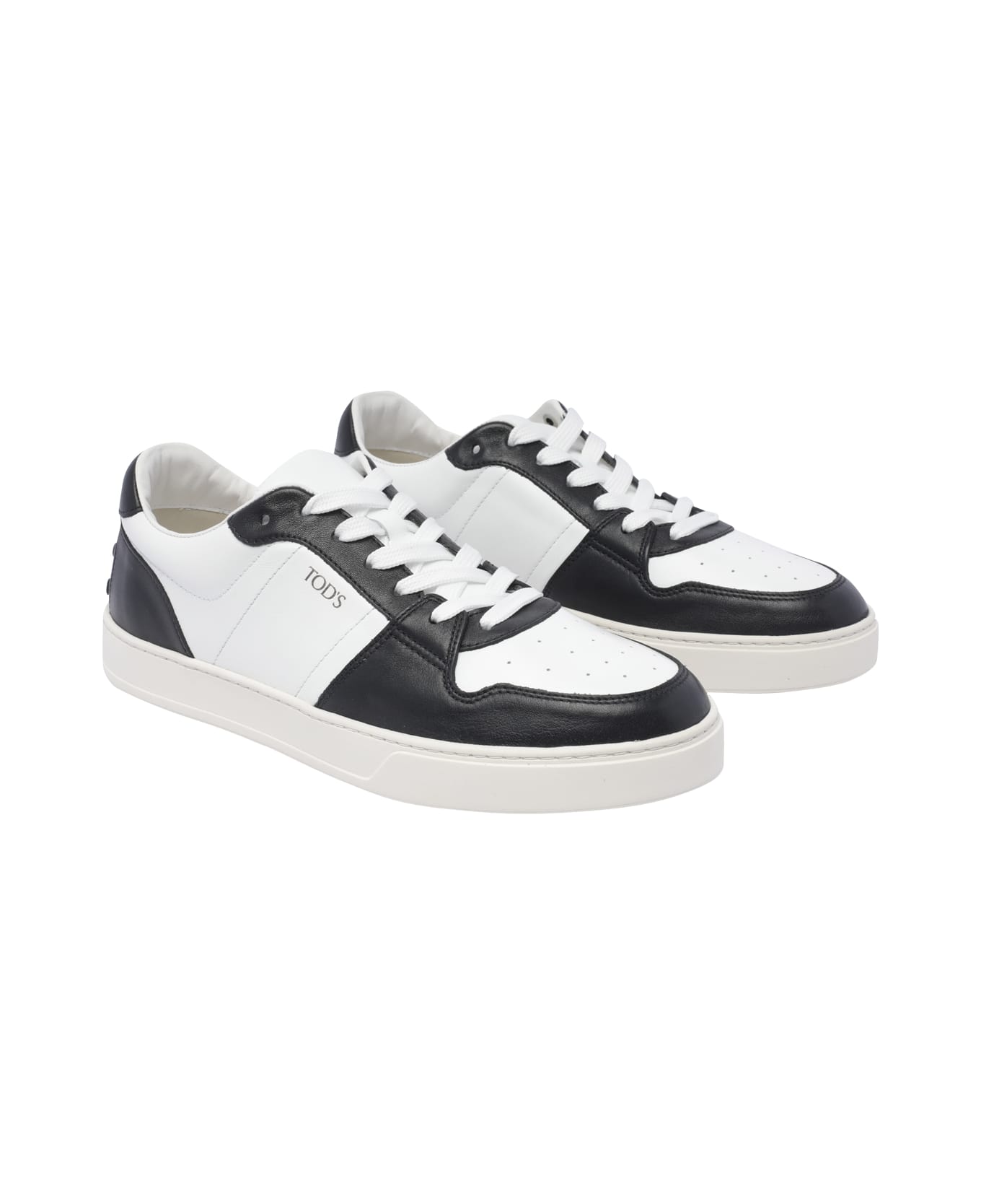 Tod's Leather Sneakers - Black