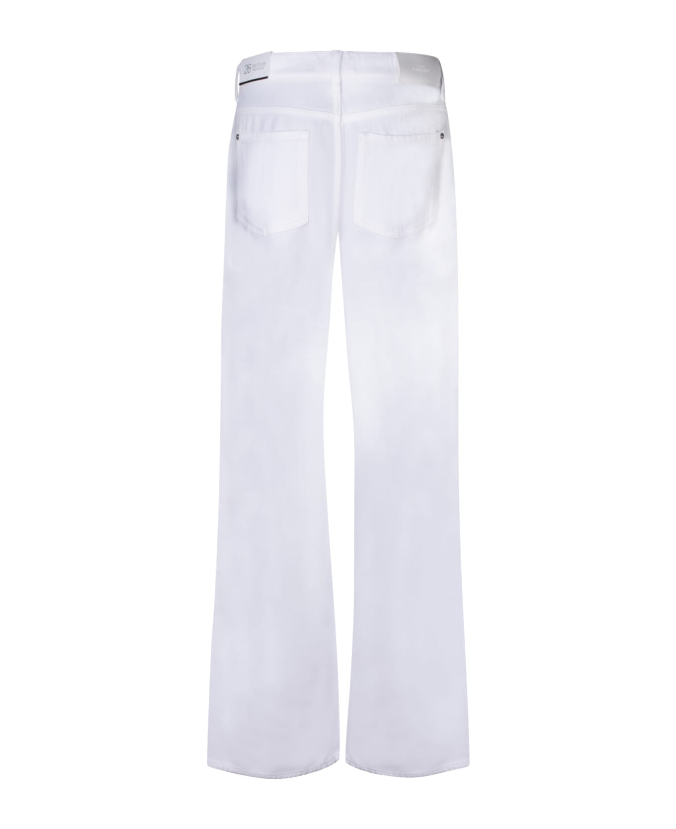 7 For All Mankind Tess Tencel White Jeans - White