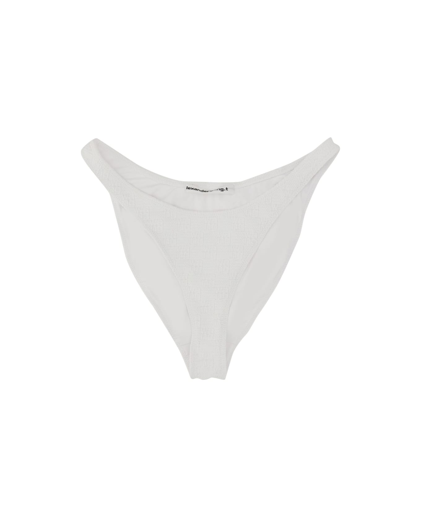 T by Alexander Wang Bikini Briefs With Logo - WHITE