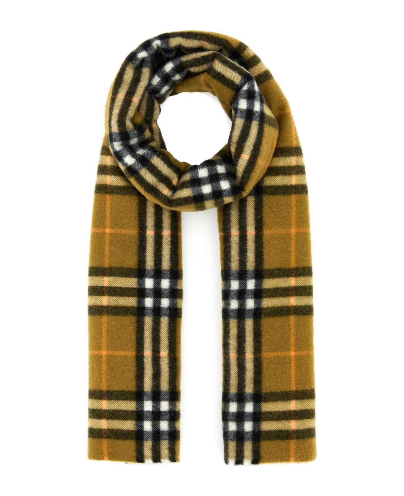 Burberry Embroidered Cashmere Scarf - OXIDE