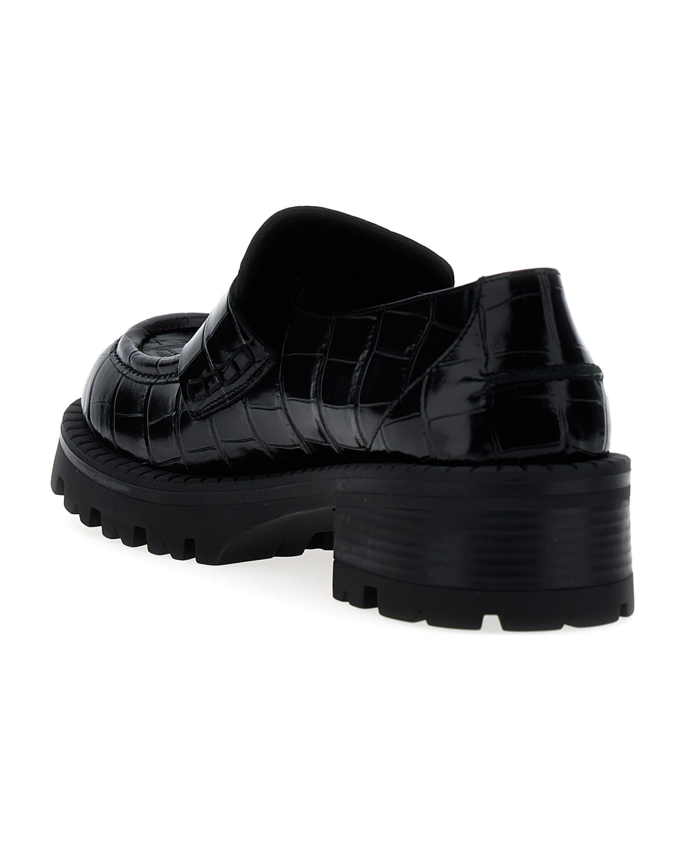 Versace 'vagabond' Loafers - Black   ハイヒール