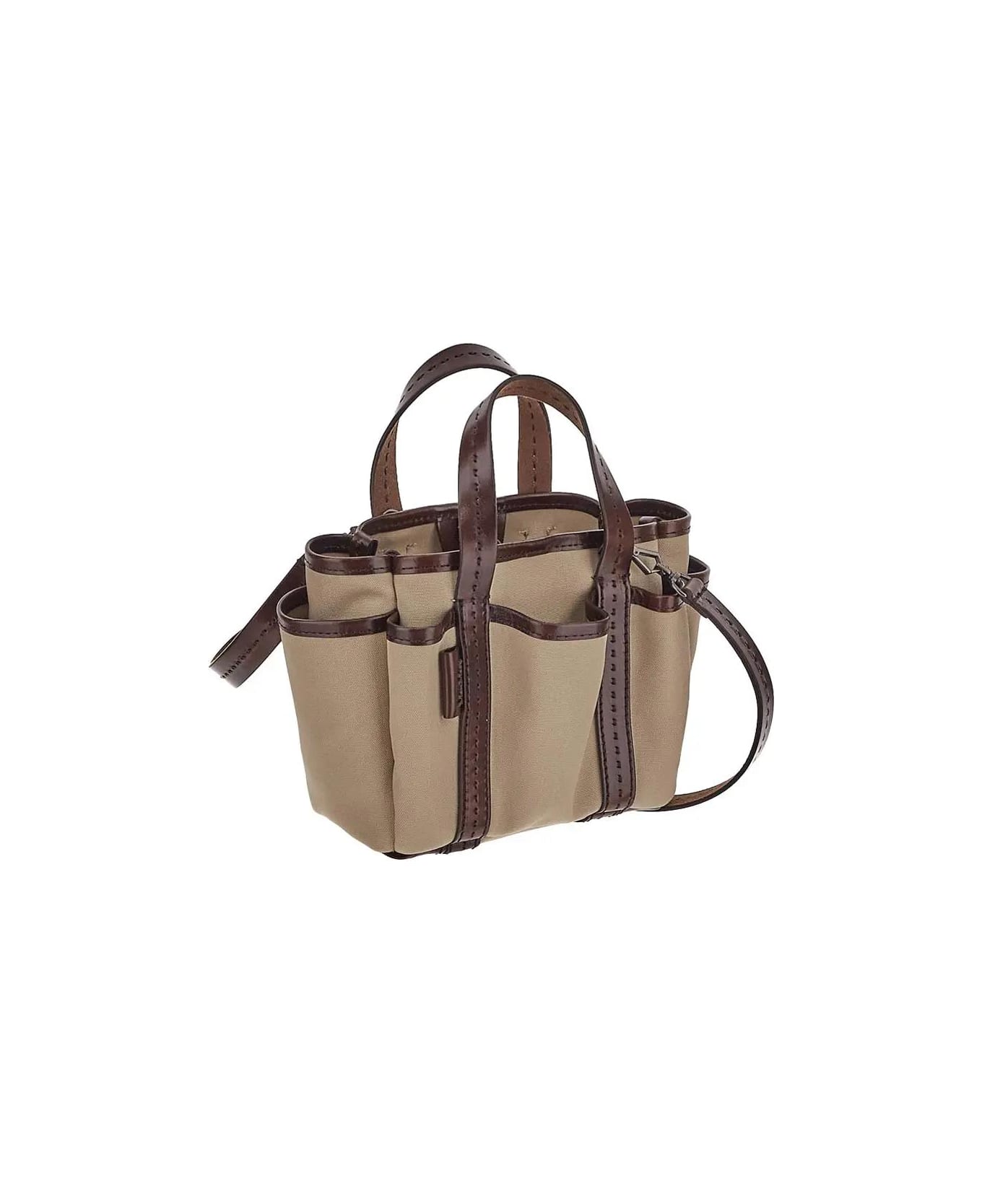 Max Mara Bucket Bag - Beige/brown