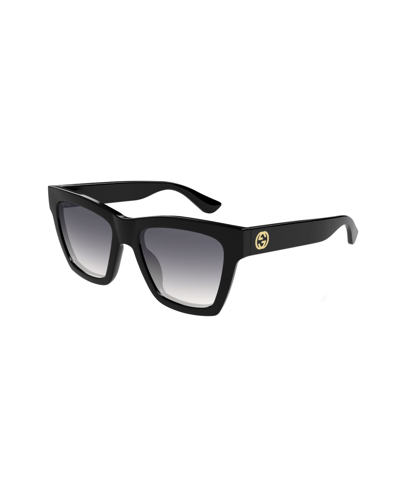 Gucci Eyewear Gucci Gg1714s Linea Gg Logo 001 Black Grey Sunglasses - Nero