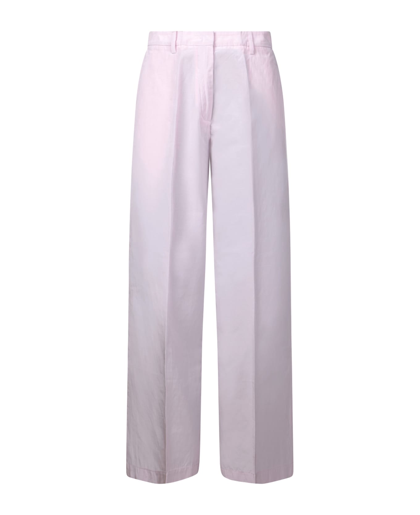 Forte_Forte Pink Taffeta Chino Pants - Pink
