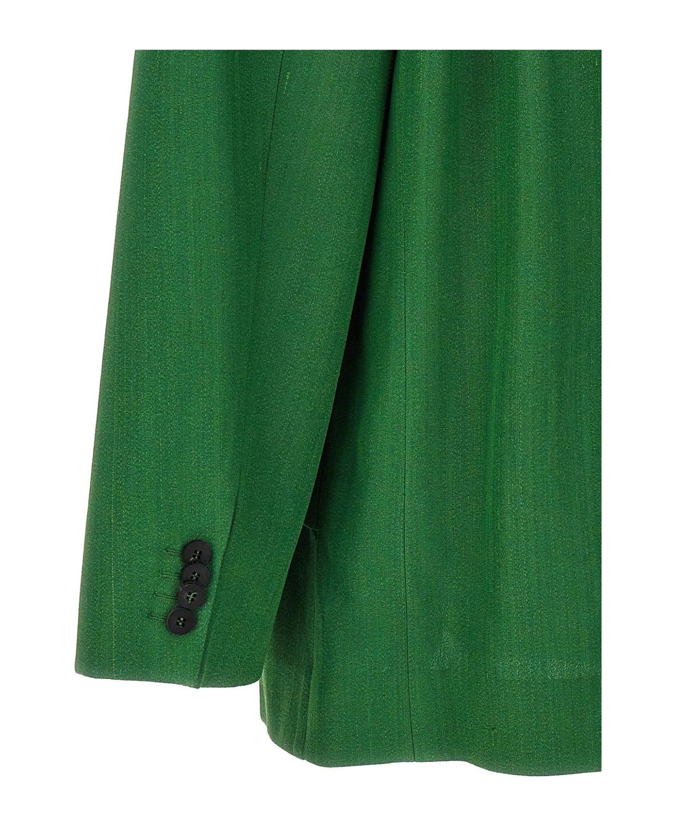 Jacquemus Oversized Button-up Blazer - Dark green