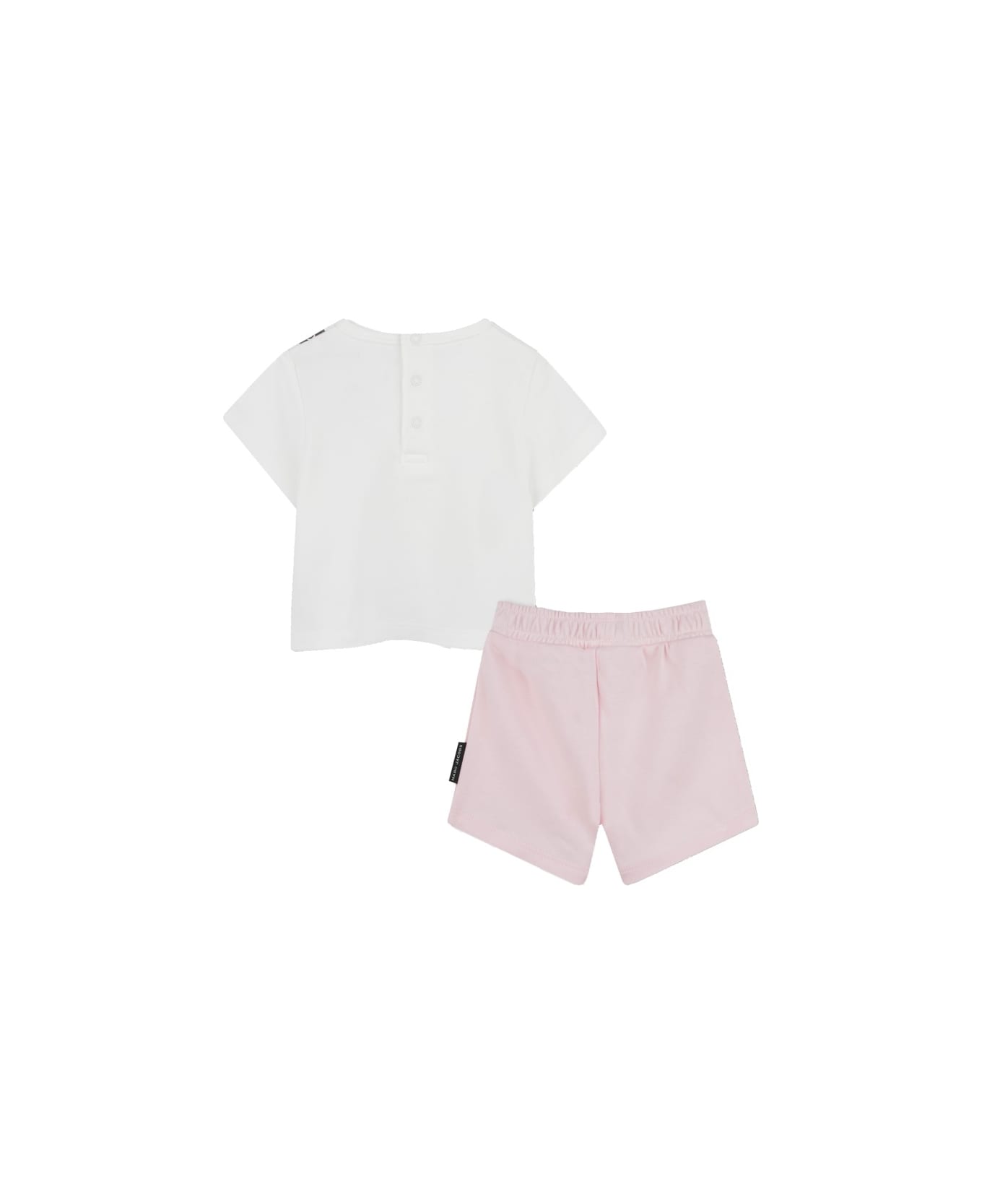Marc Jacobs T-shrt Set With Bermuda Shorts - PINK
