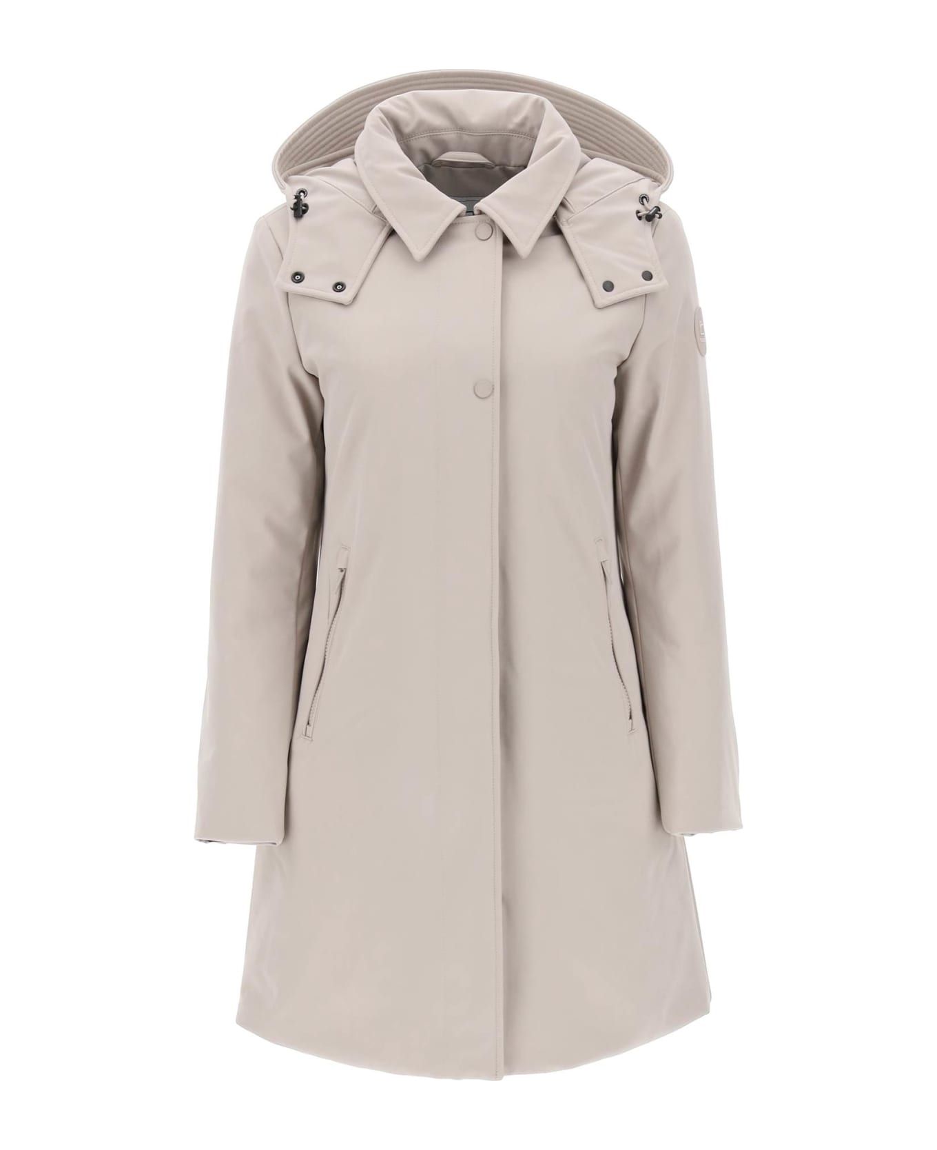 Woolrich Firth Down Padded Trench - Grey