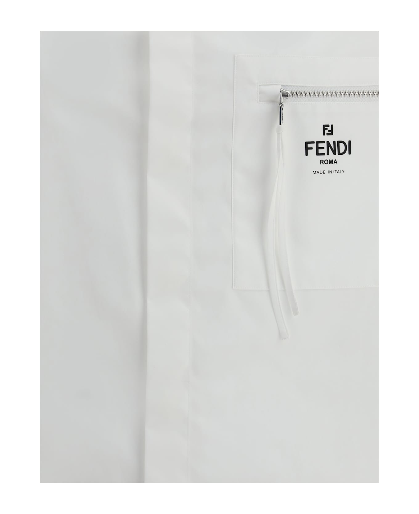Fendi Cotton Poplin Shirt - White
