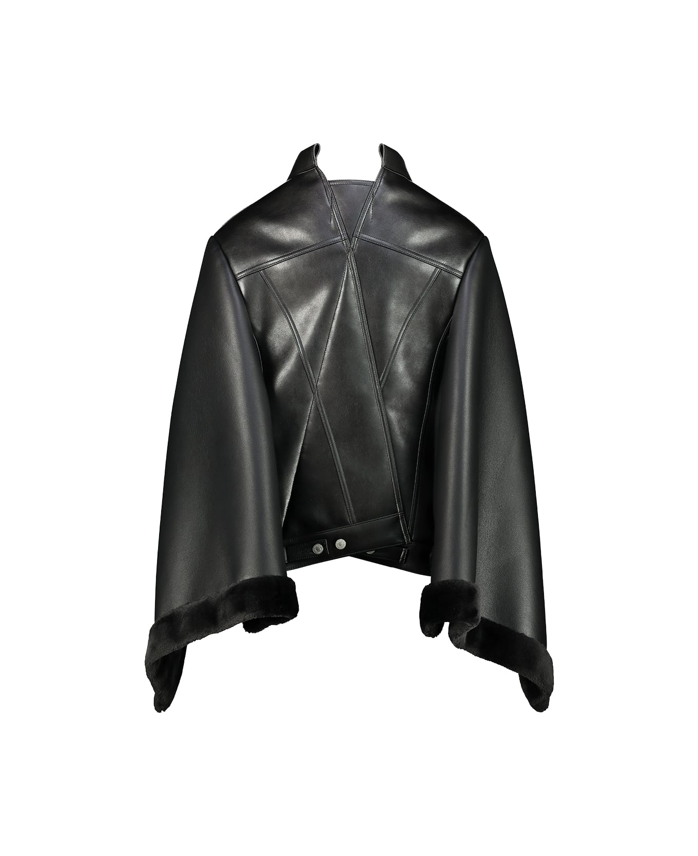Junya Watanabe Deconstructed Cape - Black