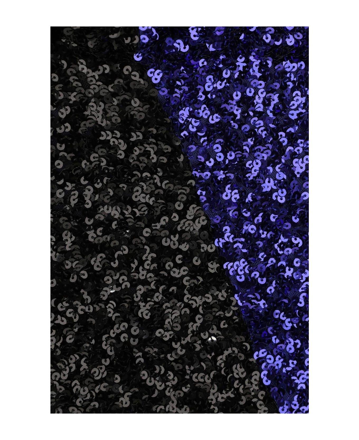 Rotate by Birger Christensen Two-tone Sequins Mini Dress - Blue Iris