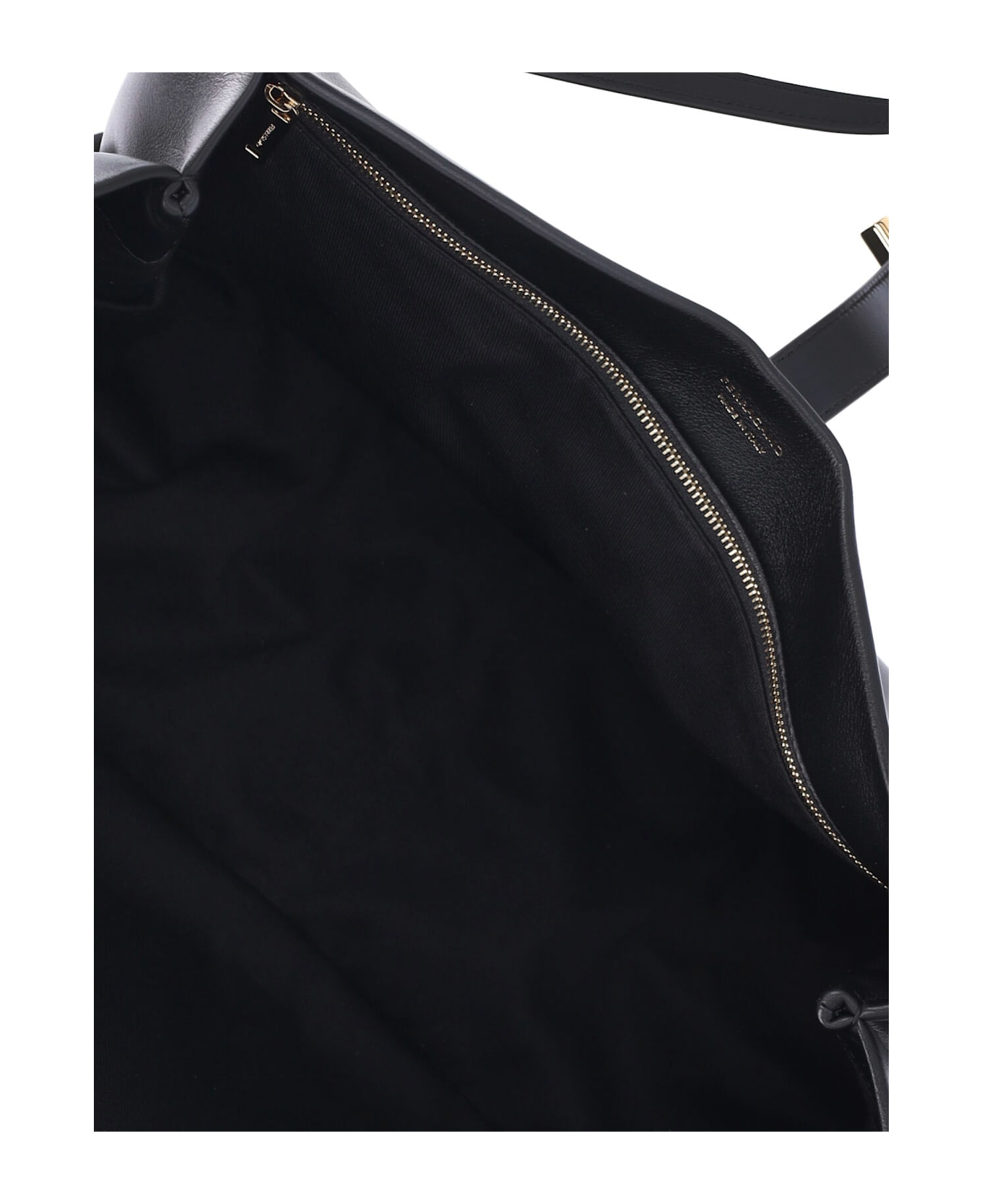 Ferragamo Medium Tote Bag 
gancini
 - Black