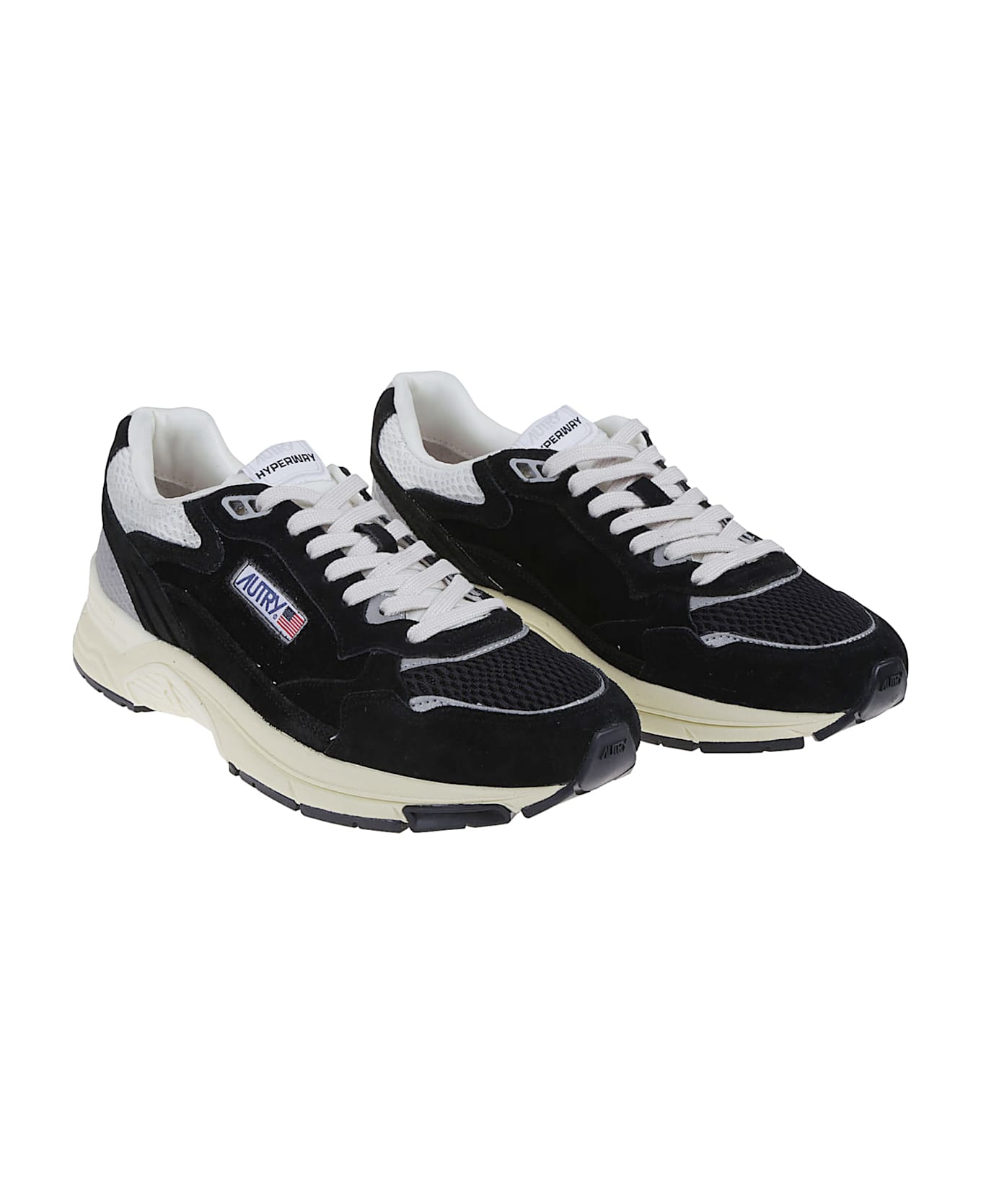 Autry Hyperway Low Sneakers - Black/silver
