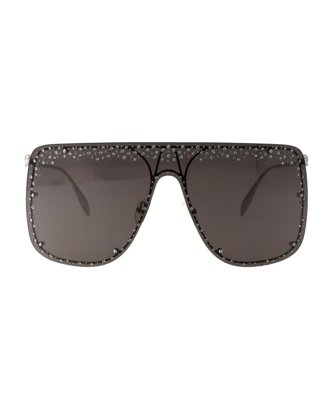 Alexander McQueen Eyewear Am0313s Sunglasses - 012 SILVER SILVER GREY