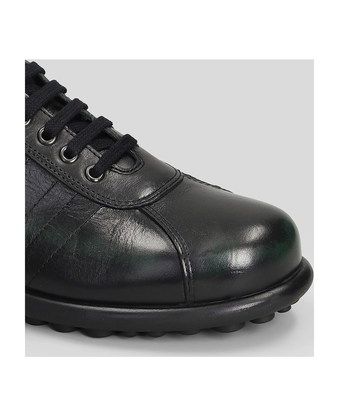 Camper Pelotas Ariel Sneakers In Black Leather - black