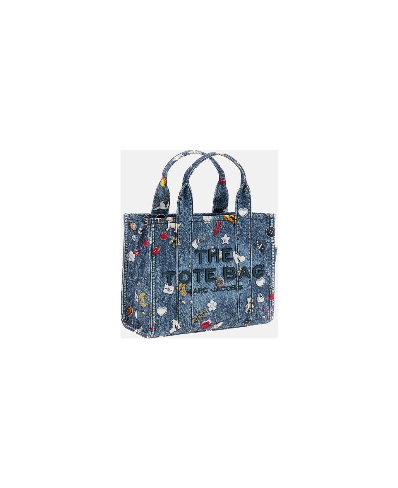 Marc Jacobs The Small Tote Trompe L'oeil - Blue