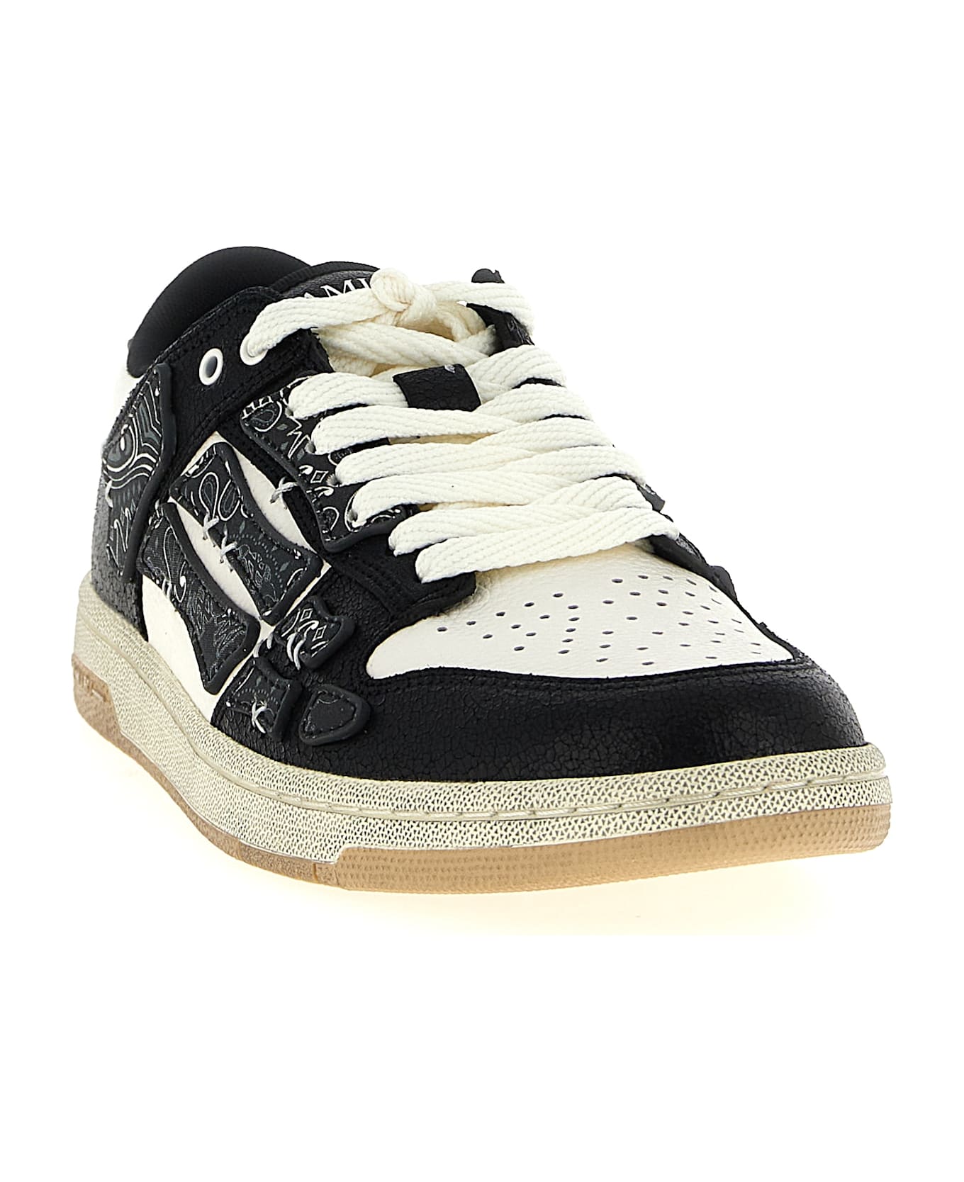 AMIRI 'bandana Skel Top Low' Sneakers - Black  