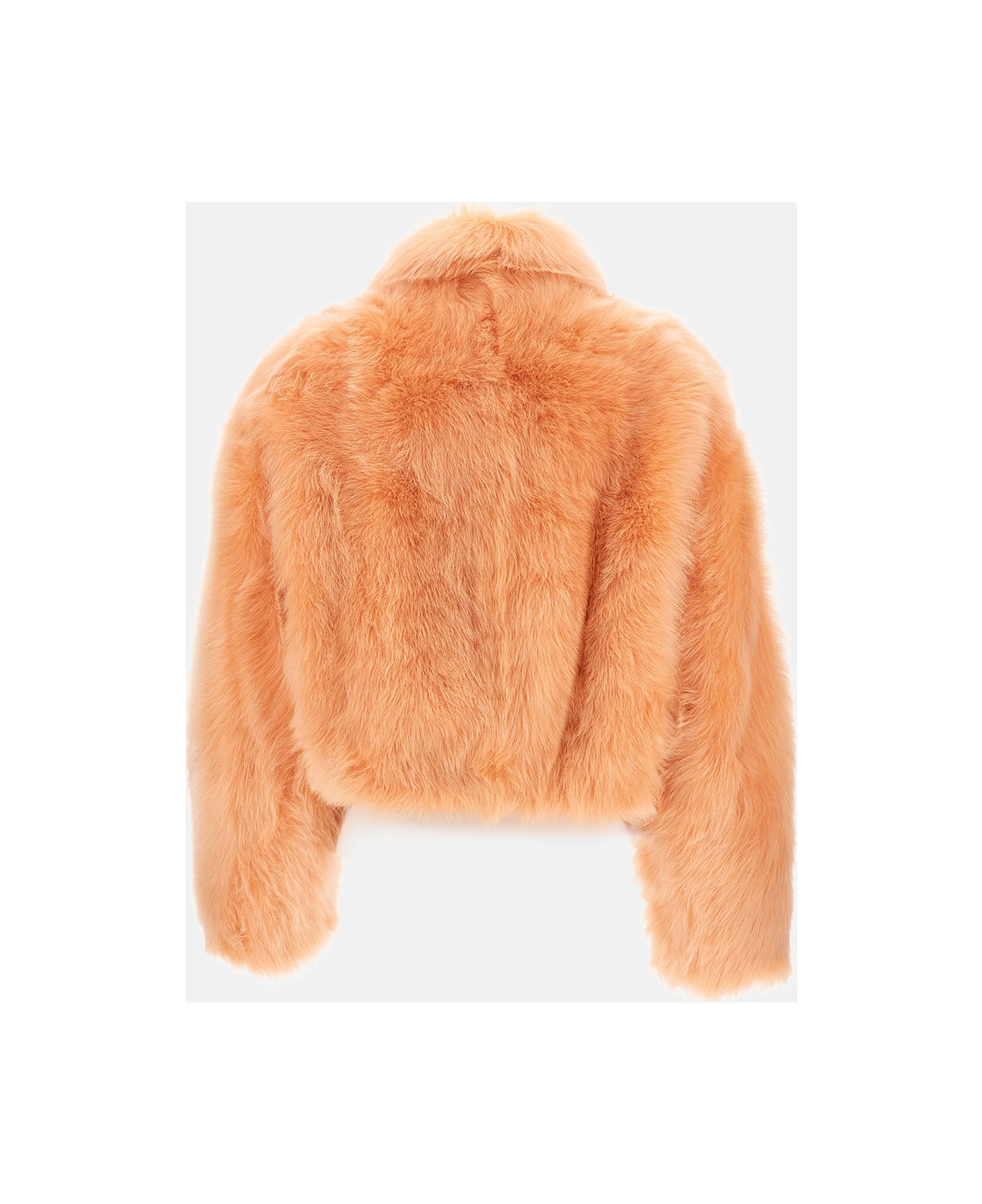 Bottega Veneta Shearling Jacket - Orange
