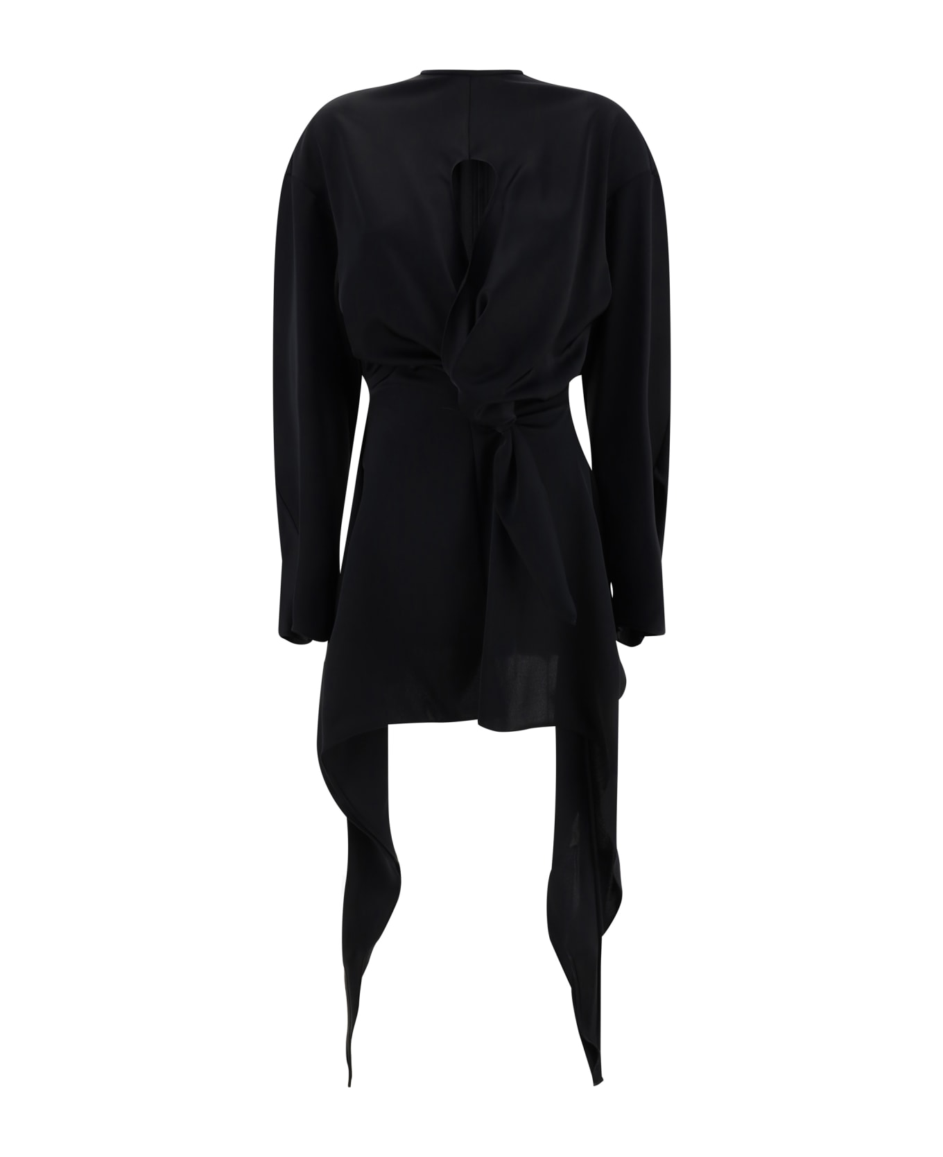 The Attico Louise Mini Dress - Black