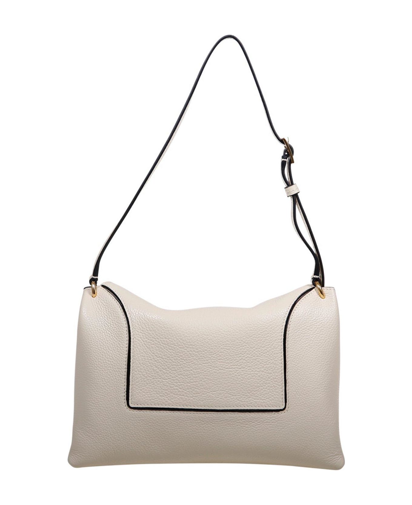 Wandler Penelope Logo Printed Shoulder Bag - Beige