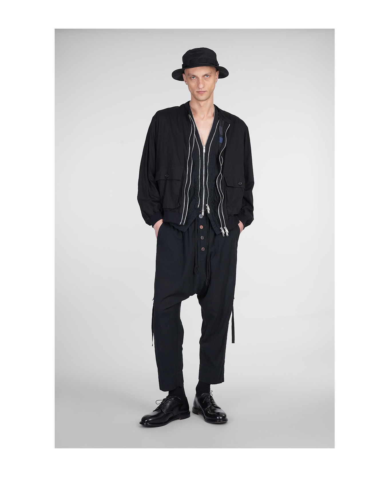 Undercover Jun Takahashi Casual Jacket In Black Cotton - black
