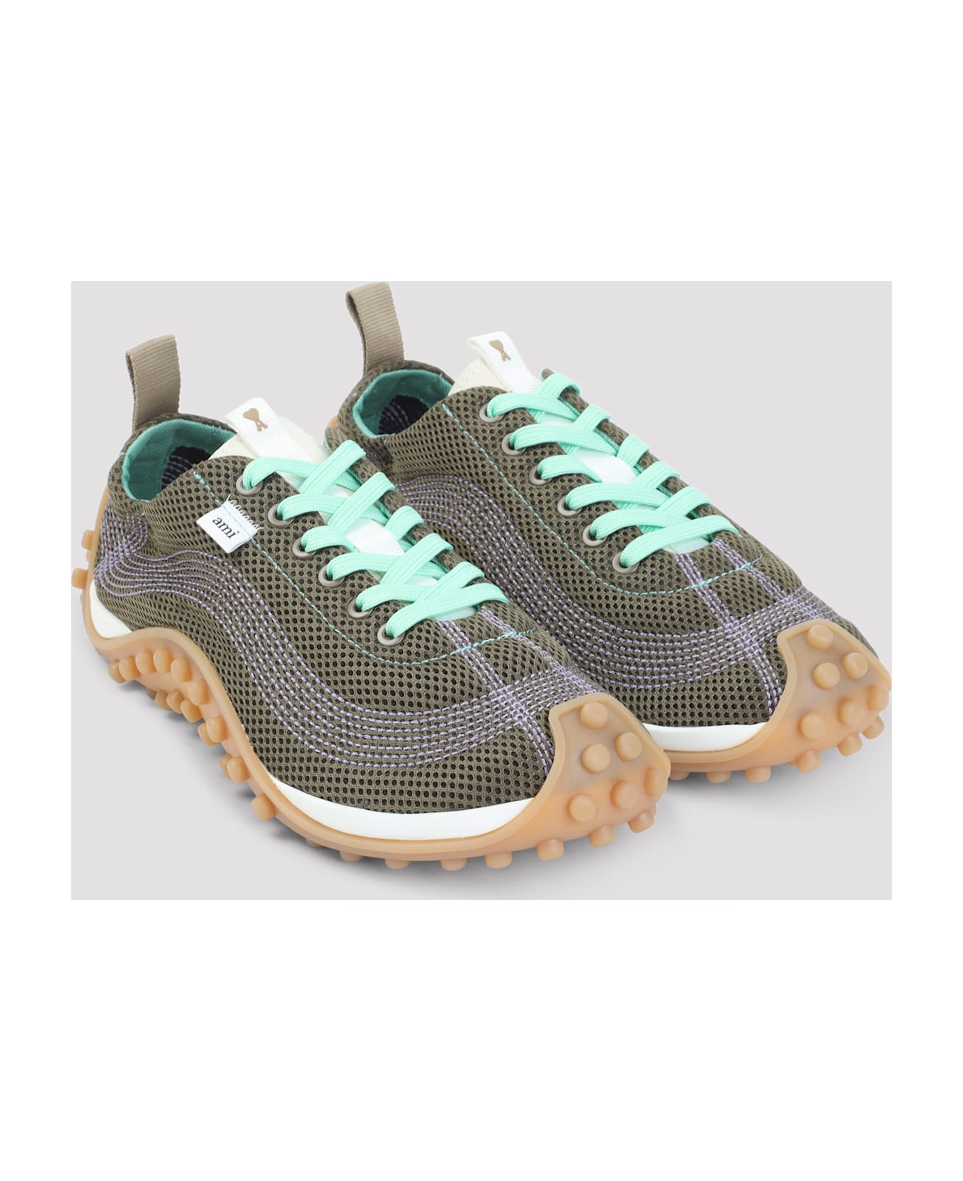Ami Alexandre Mattiussi Running Sneakers - Bronze